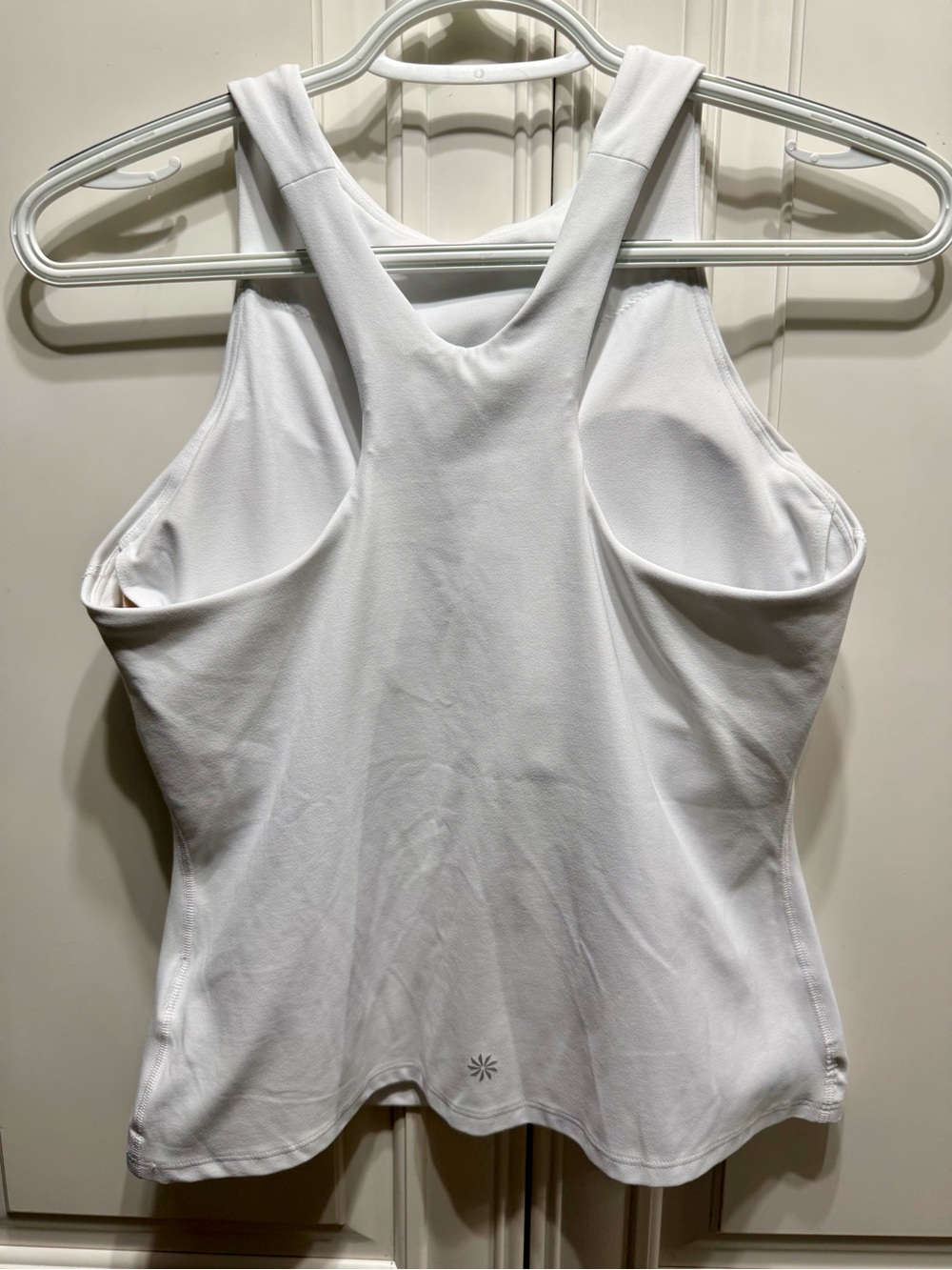 Athleta White Racerback Performance Tank - Picture 3 of 5